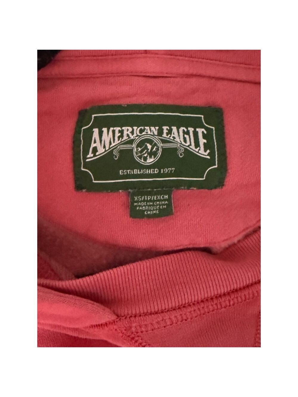 Women's American Eagle Hoodie XS Red - Picture 3 of 3